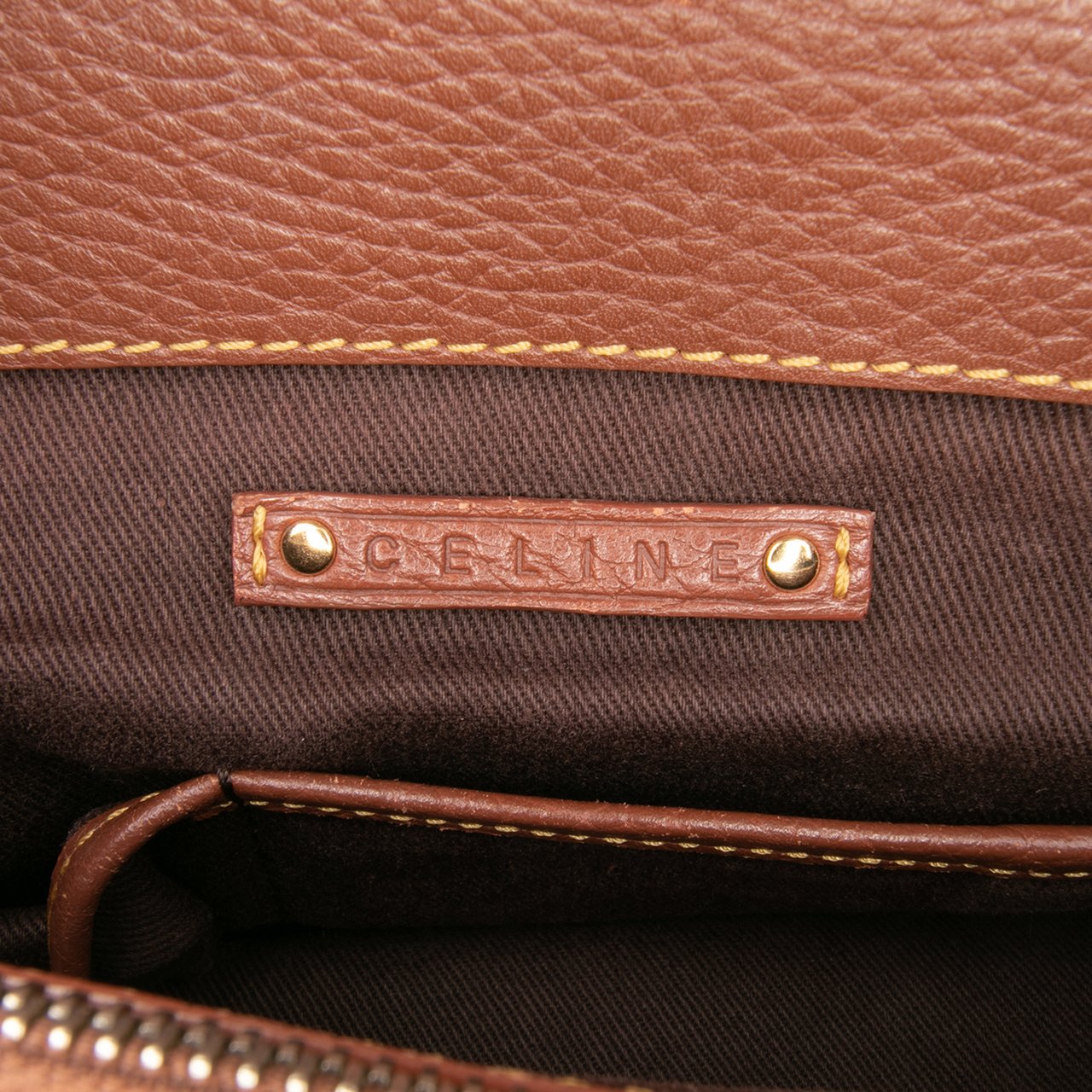 Celine Macadam Denim Boogie Handbag Blauw