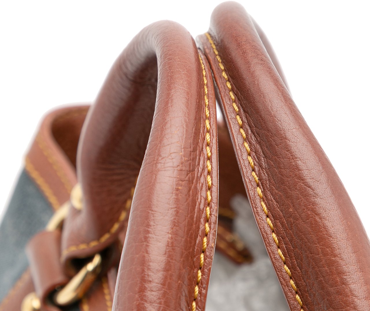 Celine Macadam Denim Boogie Handbag Blauw