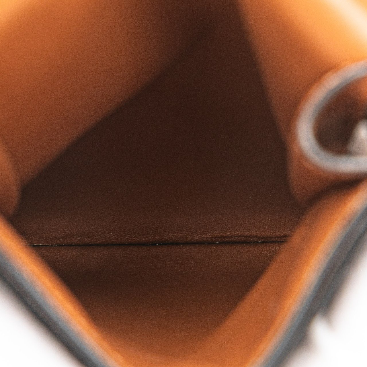 Celine Triomphe Coated Canvas Phone Pouch Flap Crossbody Bruin