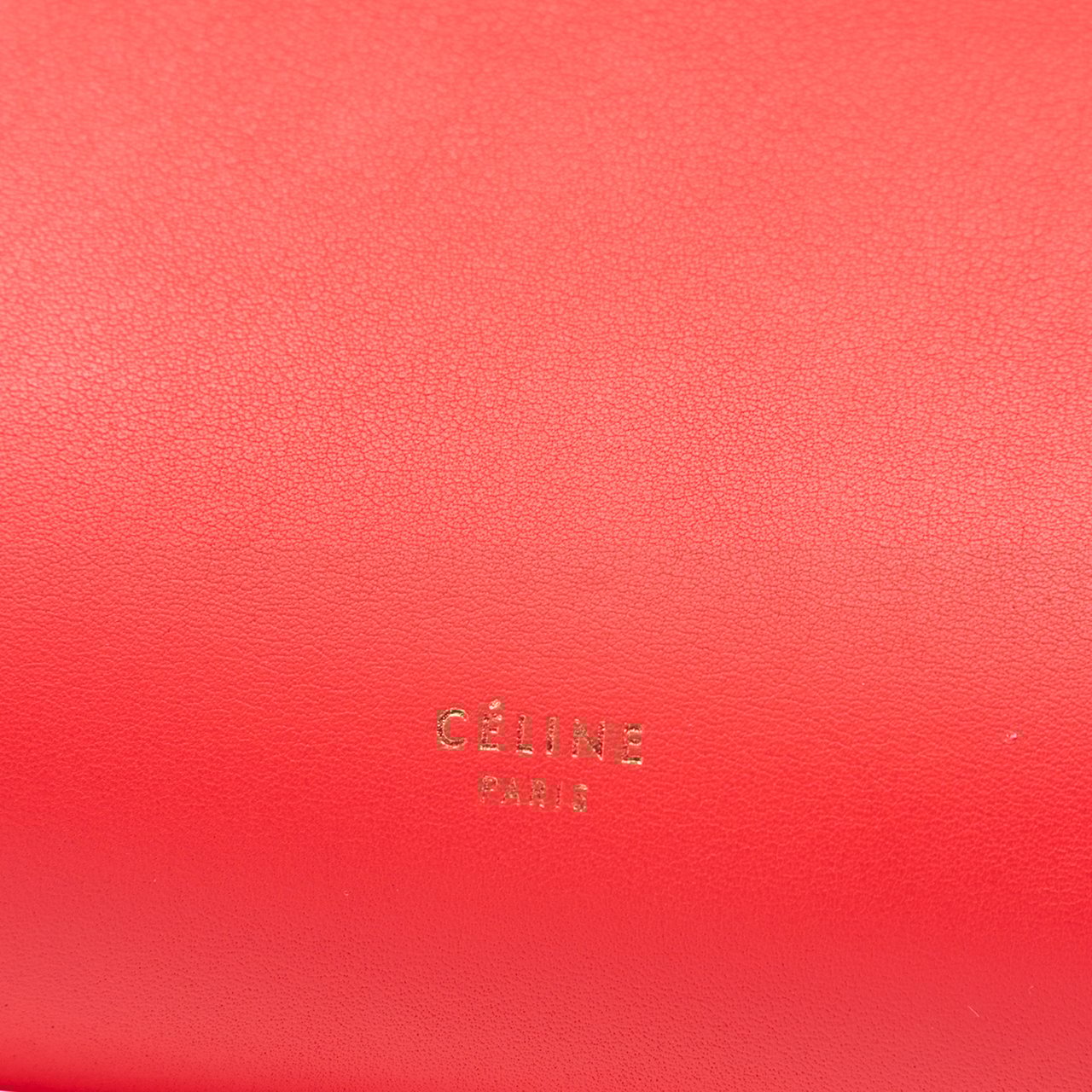 Celine Small Smooth Calfskin Tie Knot Handbag Rood
