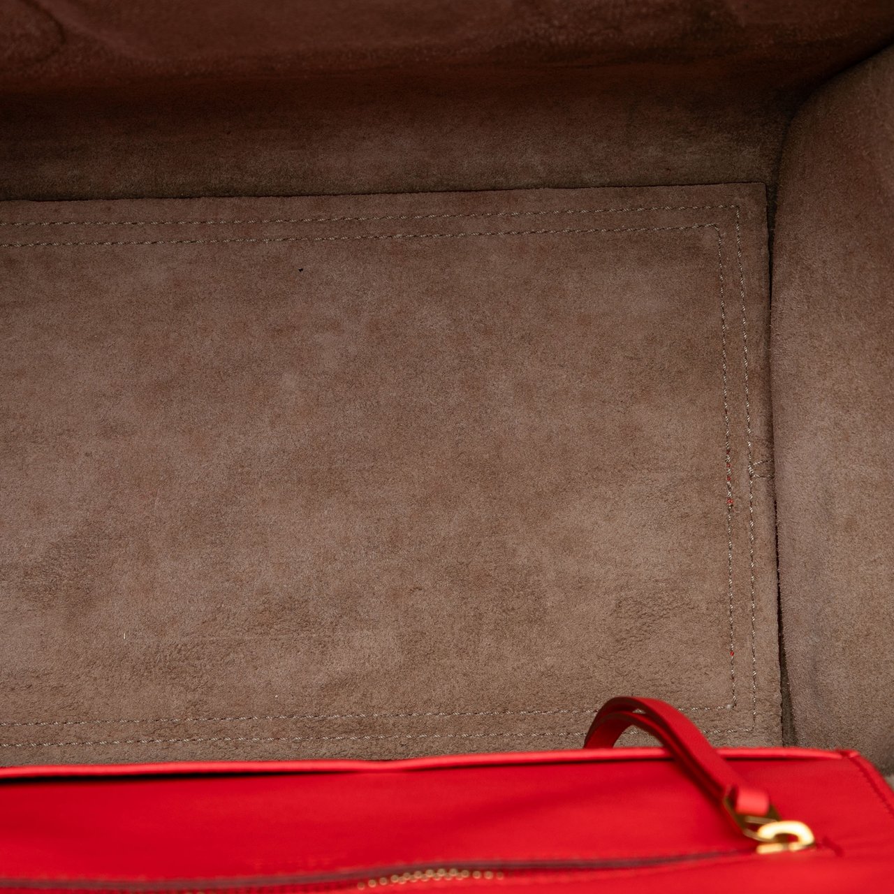 Celine Small Smooth Calfskin Tie Knot Handbag Rood