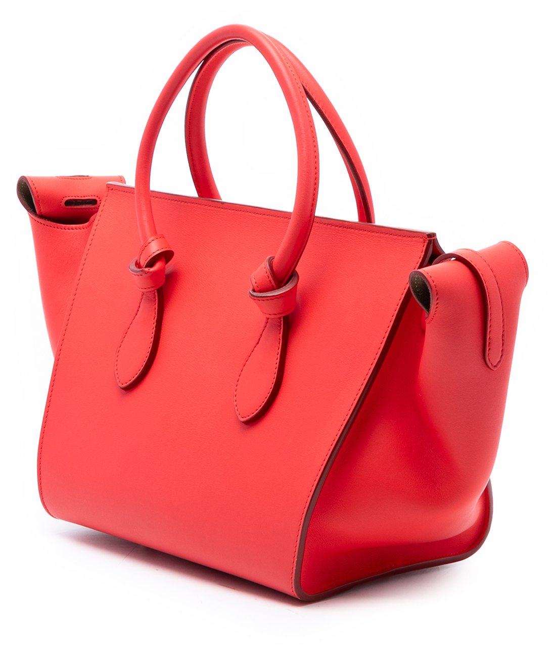 Celine Small Smooth Calfskin Tie Knot Handbag Rood