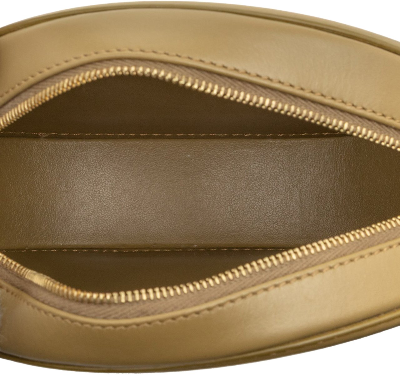 Celine Small Calfskin Cuir Triomphe Oval Crossbody Groen