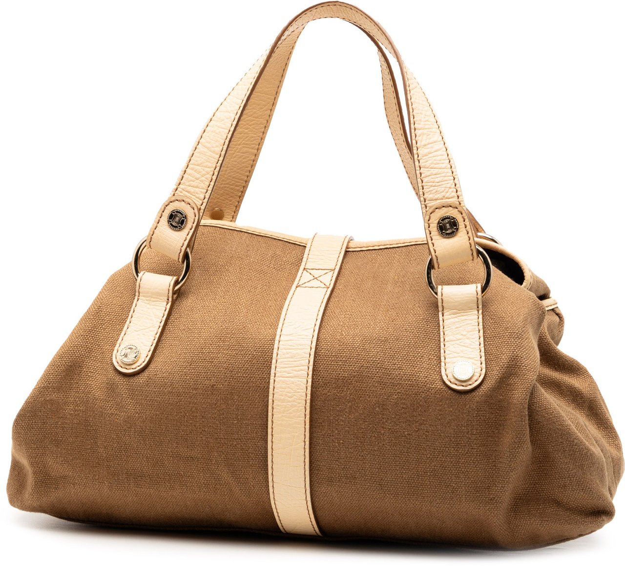 Celine Canvas Boogie Tassel Tote Bruin