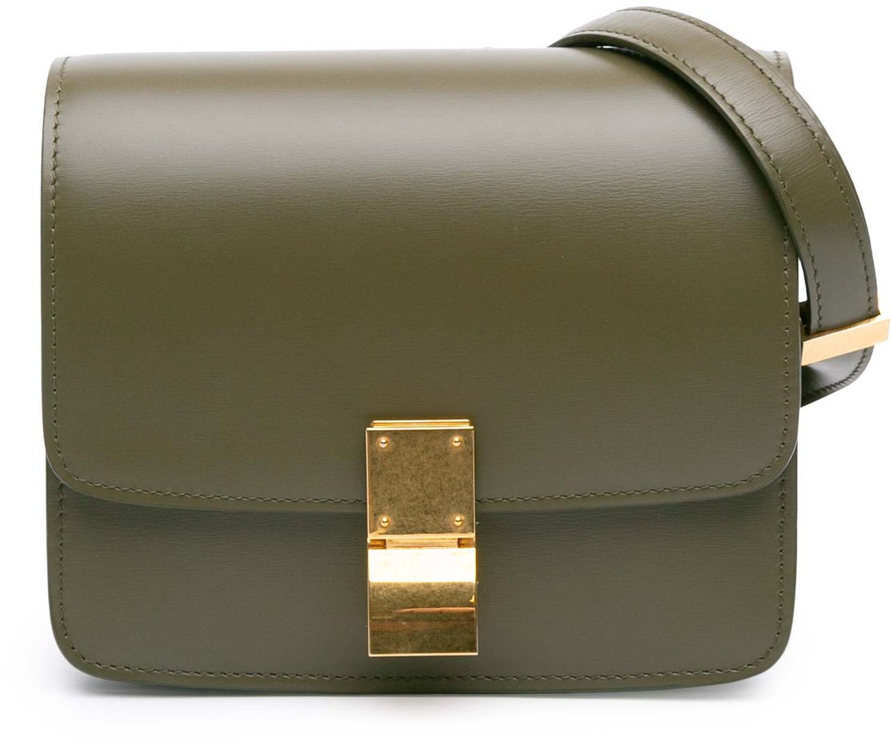 Celine Small Calfskin Classic Box Groen