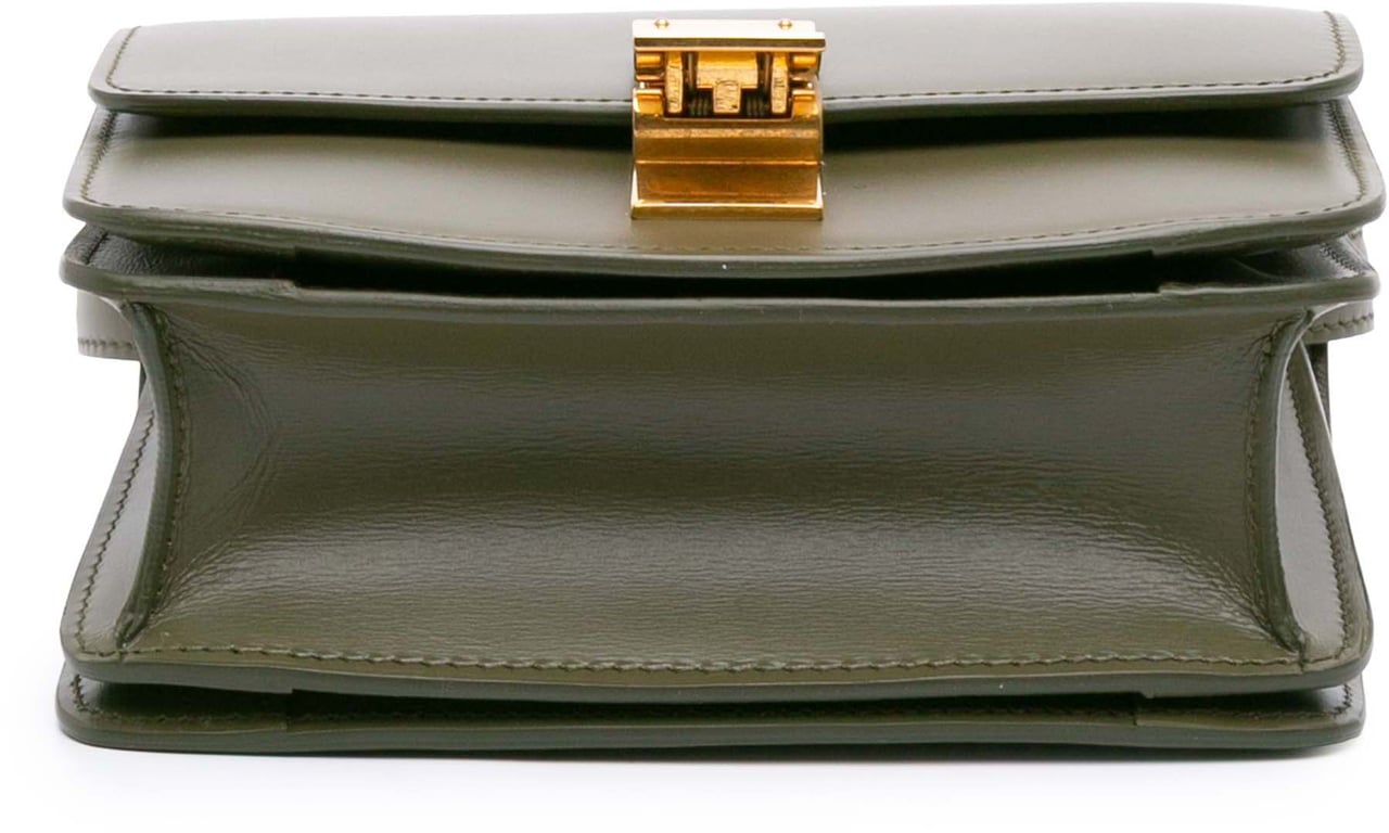 Celine Small Calfskin Classic Box Groen