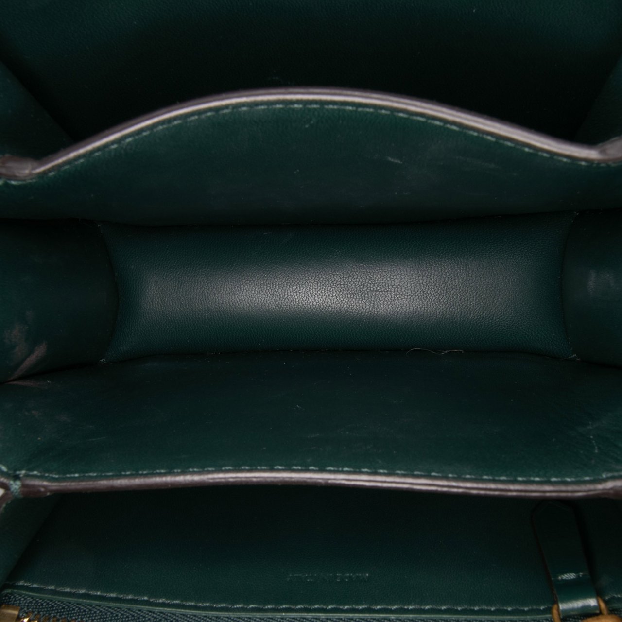 Celine Small Calfskin Classic Box Groen