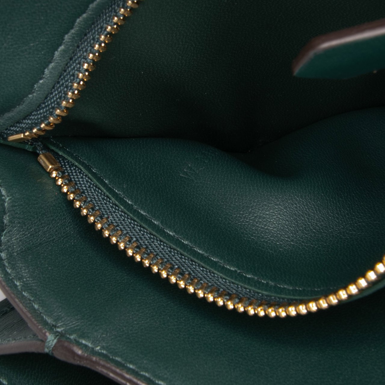 Celine Small Calfskin Classic Box Groen