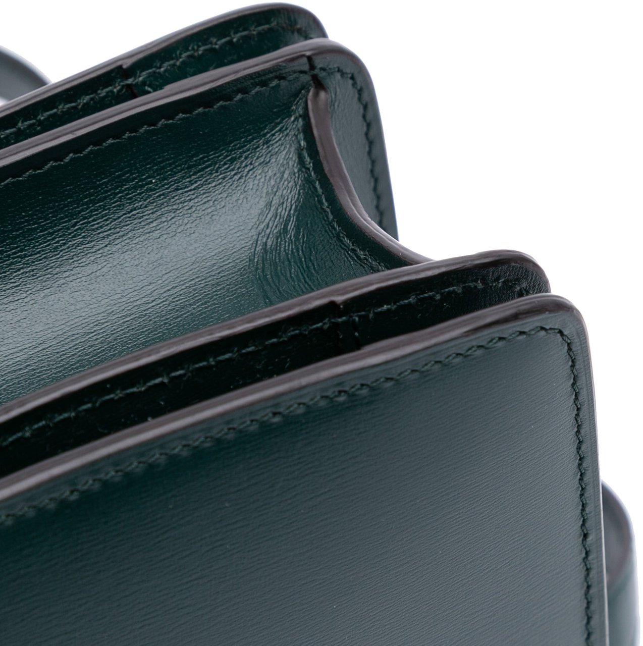 Celine Small Calfskin Classic Box Groen