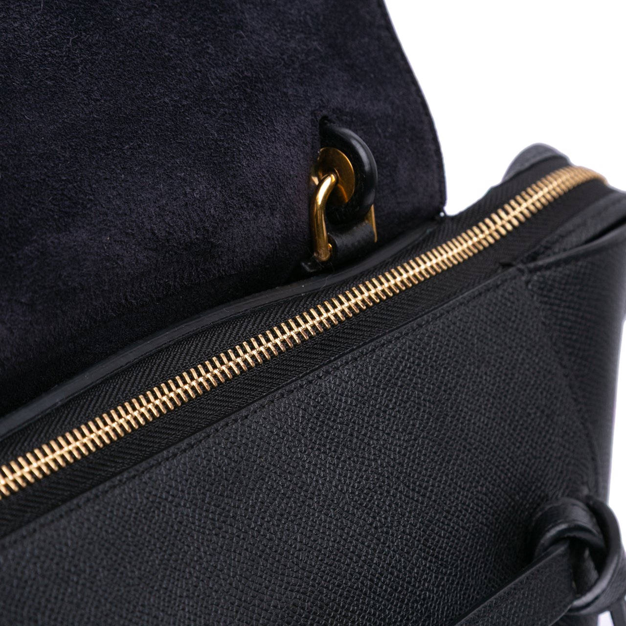 Celine Micro Grained Calfskin Belt Bag Zwart