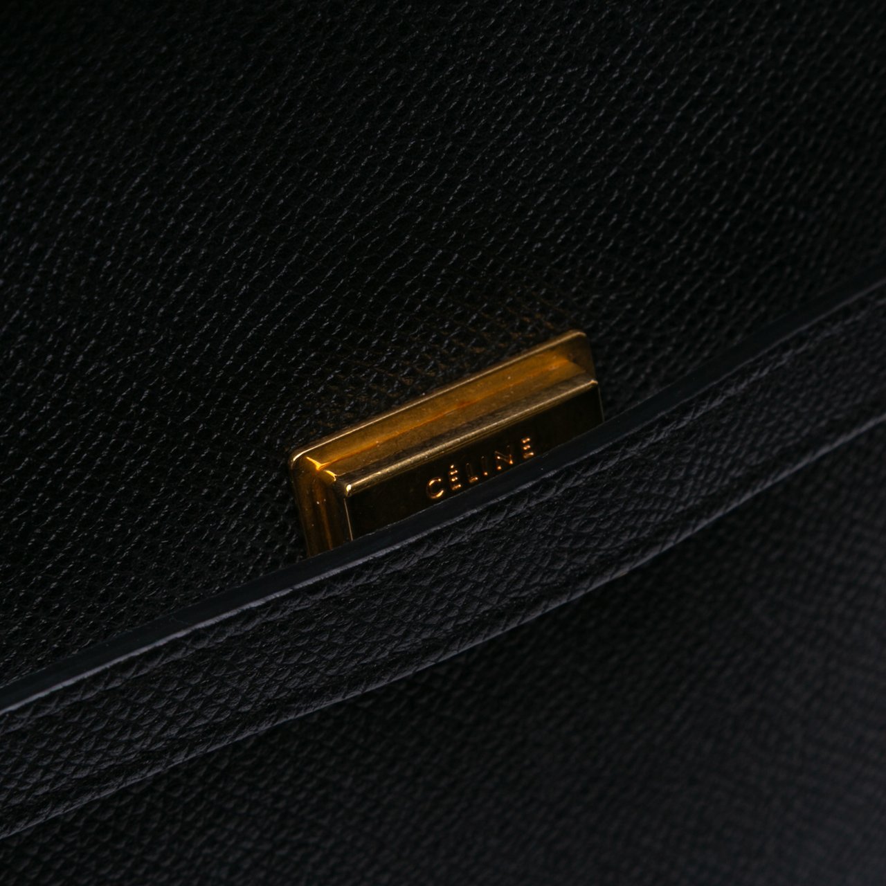 Celine Micro Grained Calfskin Belt Bag Zwart