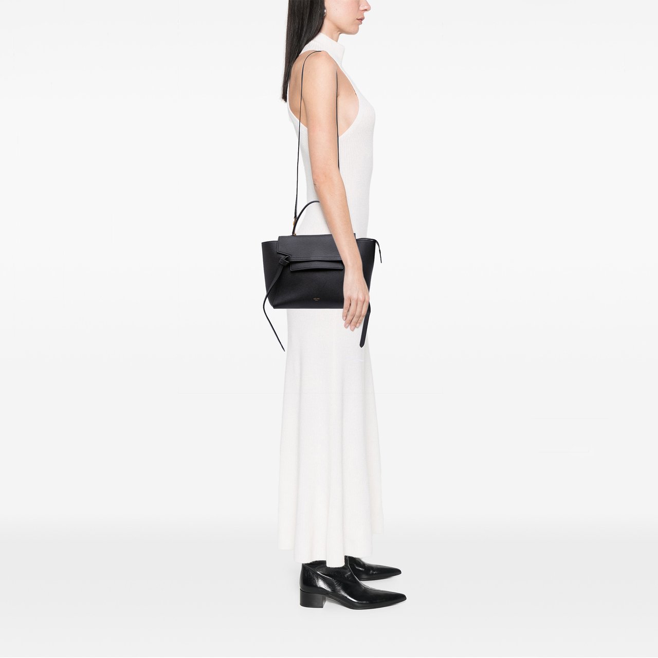 Celine Micro Grained Calfskin Belt Bag Zwart