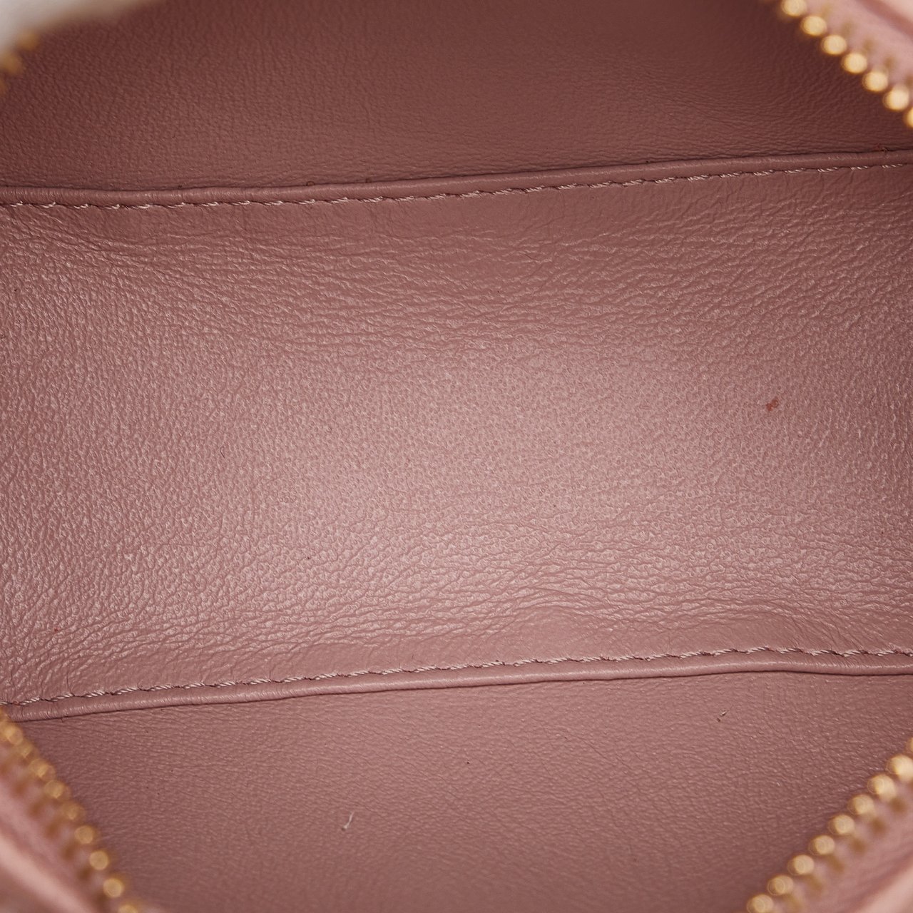 Celine Mini Grained Leather Chain Boston Roze