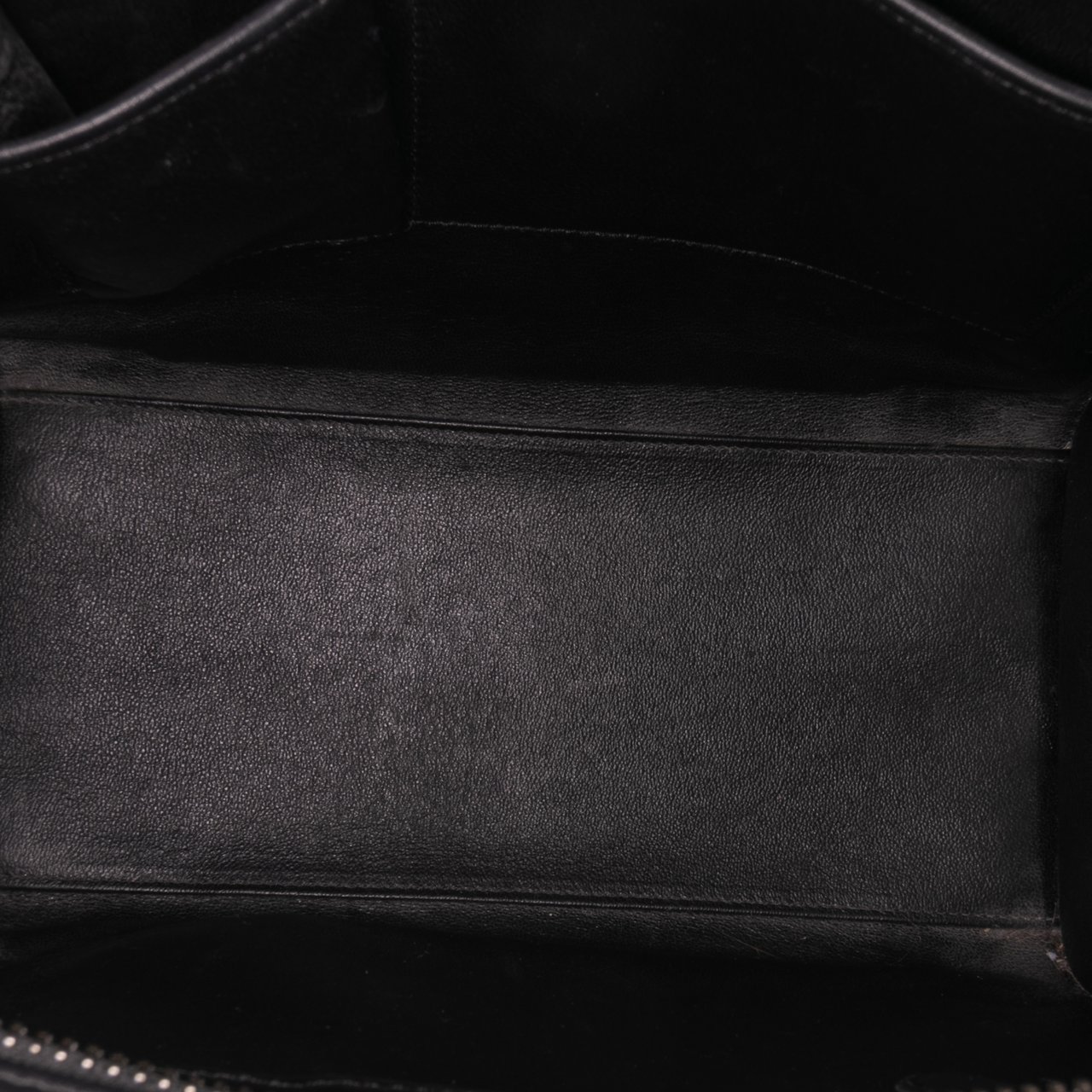 Celine Micro Tricolor Leather Luggage Tote Blauw