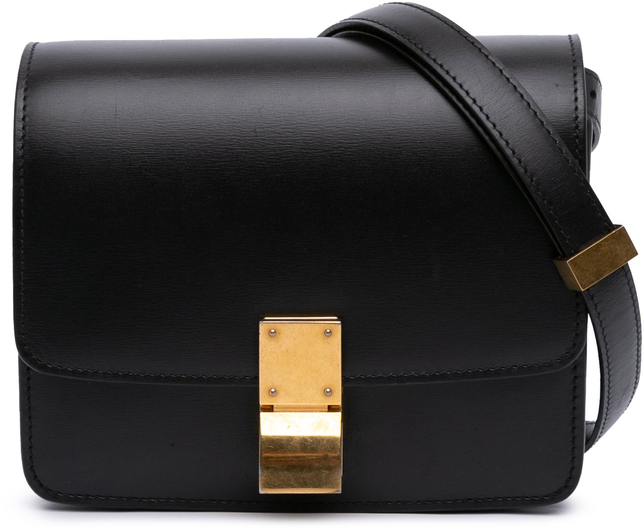 Celine Small Calfskin Classic Box Zwart