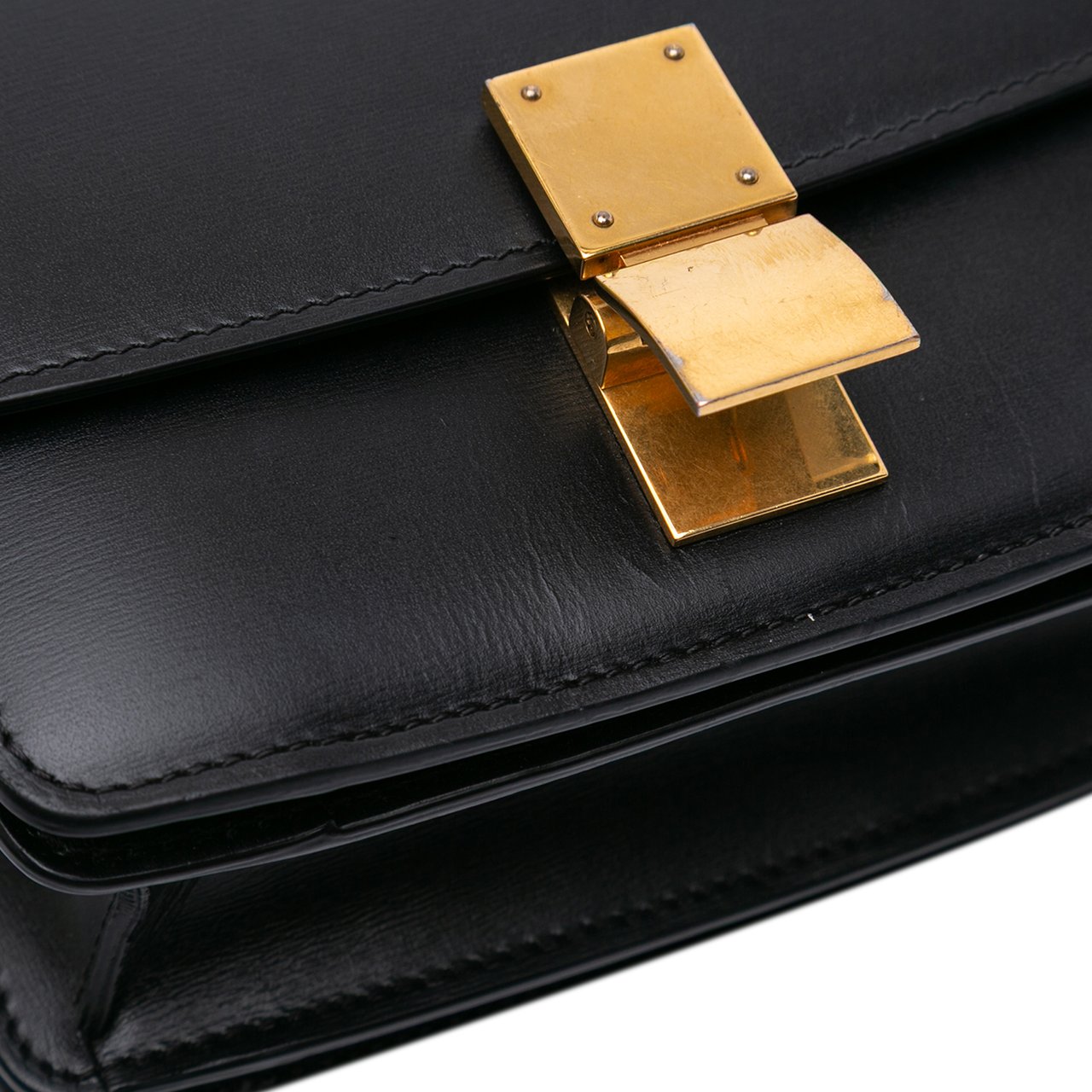Celine Small Calfskin Classic Box Zwart