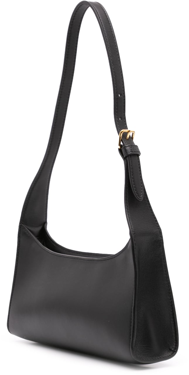 Celine Smooth Calfskin Cuir Triomphe Shoulder Bag Zwart