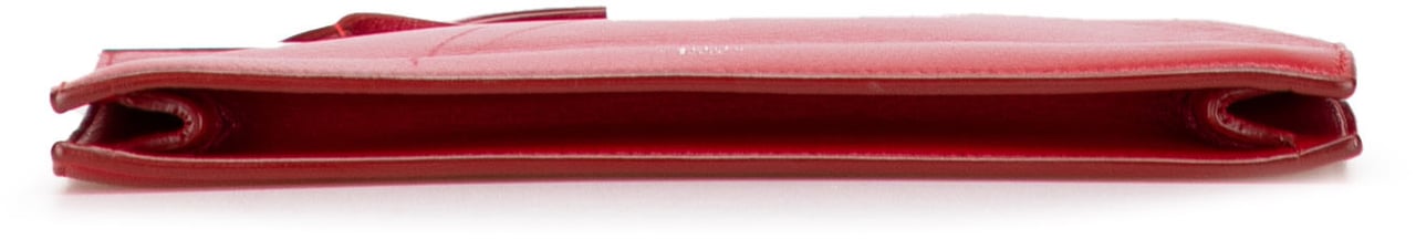 Celine Mini Leather Clasp Crossbody Rood