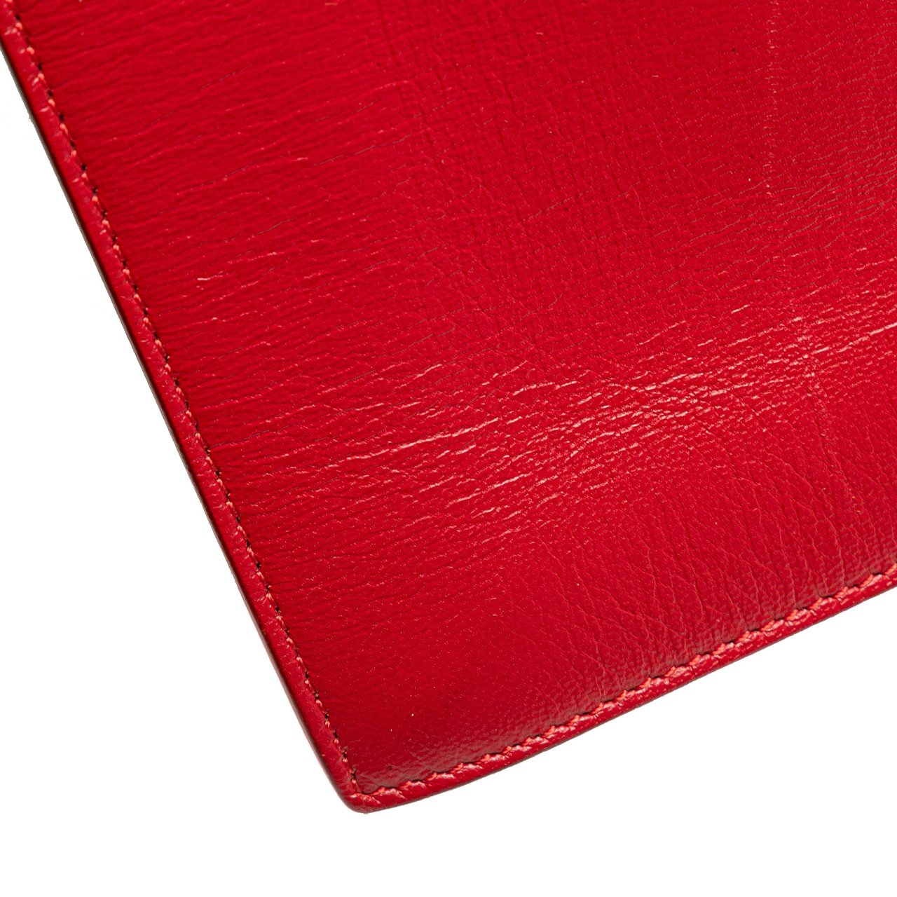 Celine Mini Leather Clasp Crossbody Rood