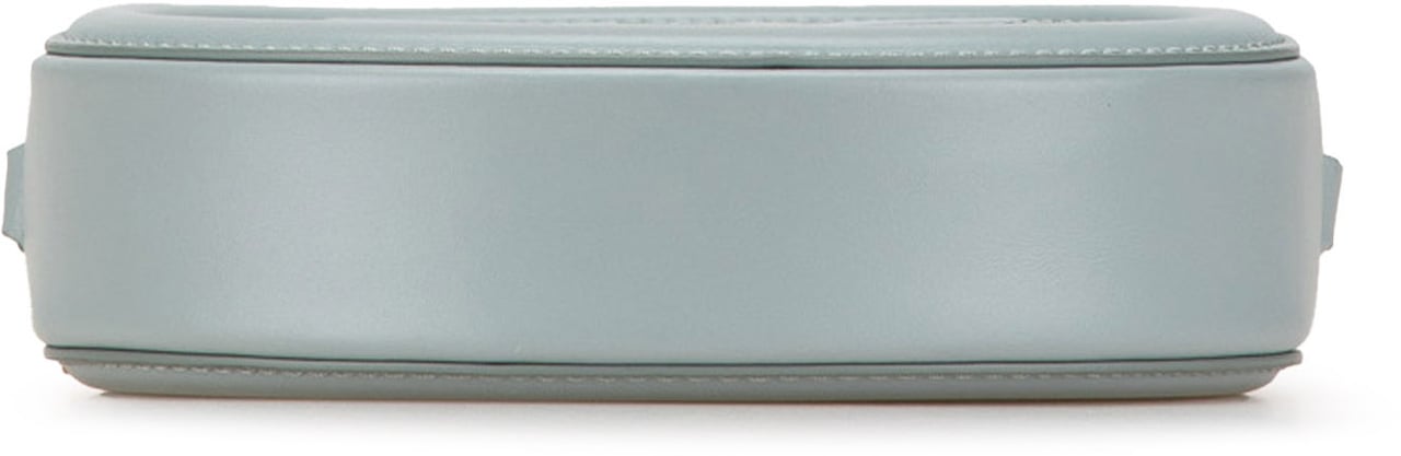 Celine Small Calfskin Cuir Triomphe Oval Crossbody Blauw