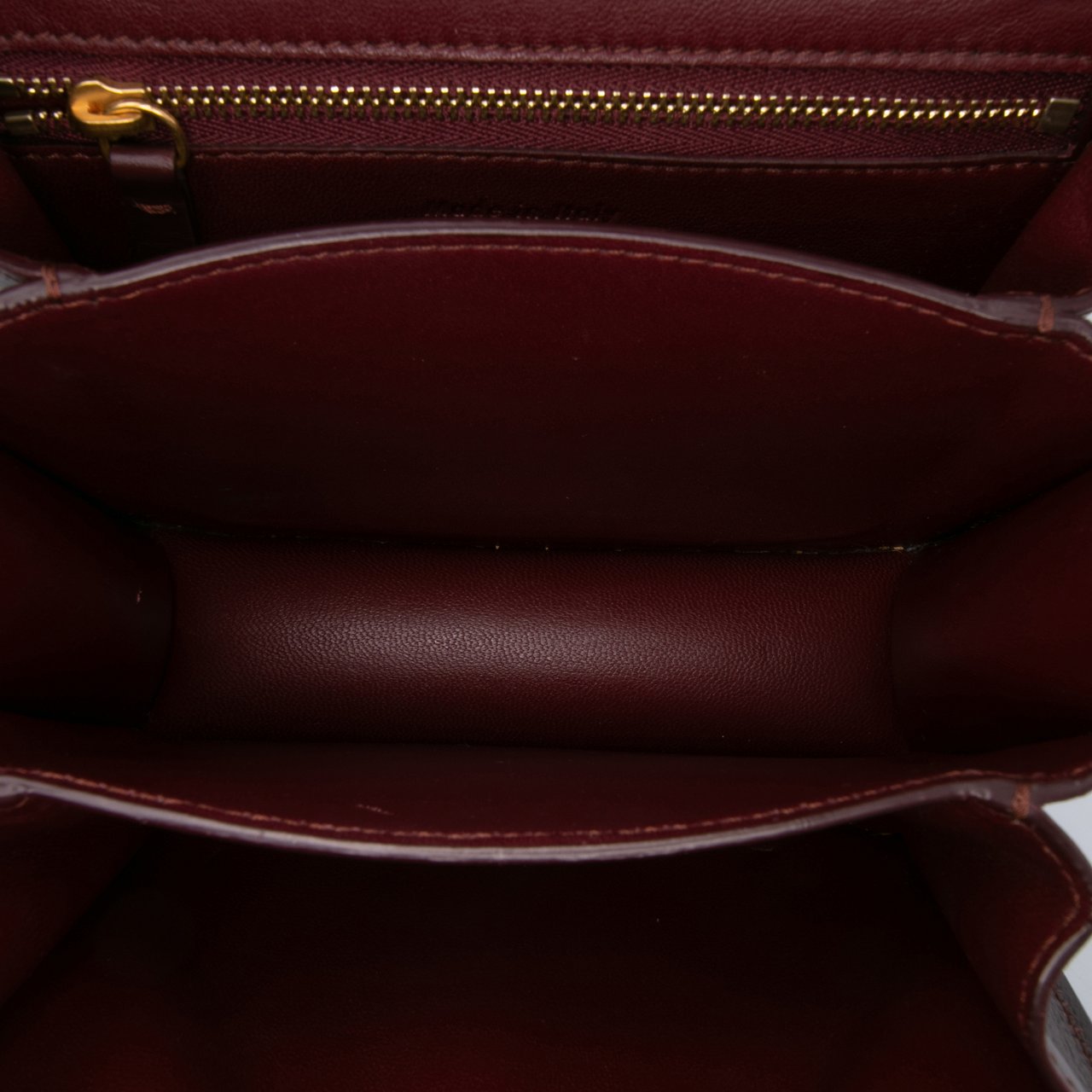 Celine Small Calfskin Classic Box Rood