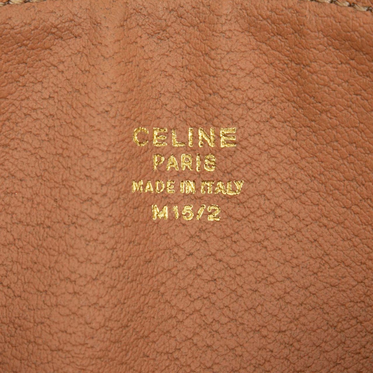 Celine Macadam Coated Canvas Pouch Bruin