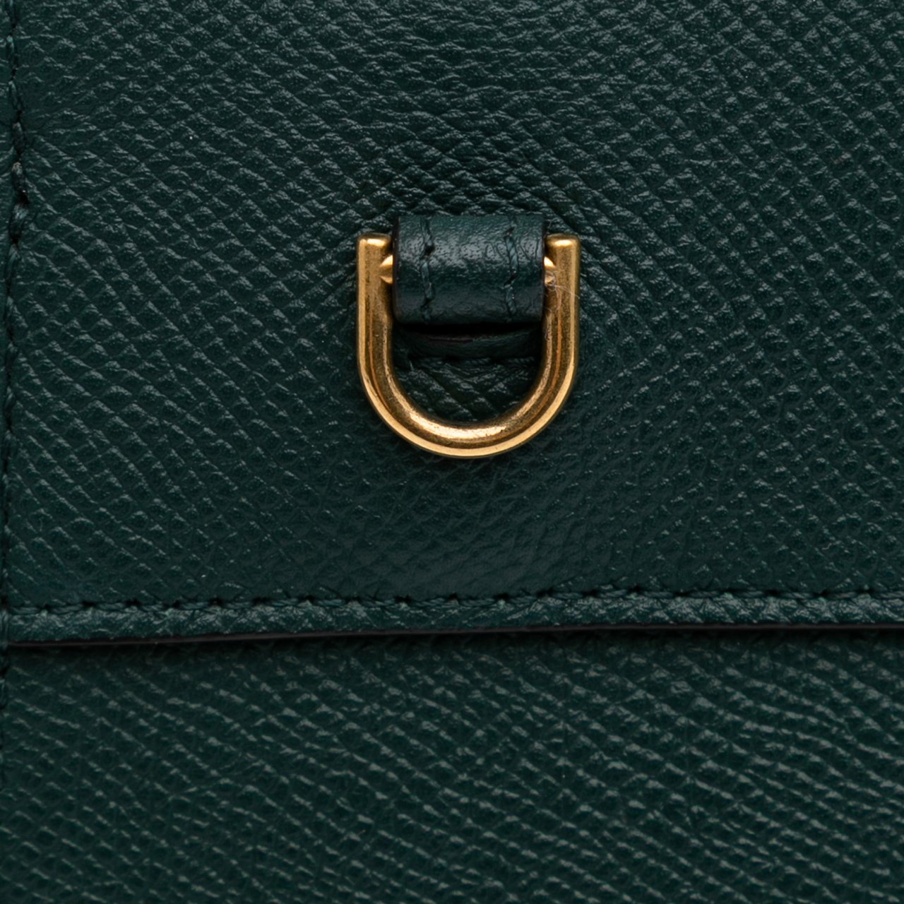 Celine Nano Grained Calfskin Belt Bag Groen
