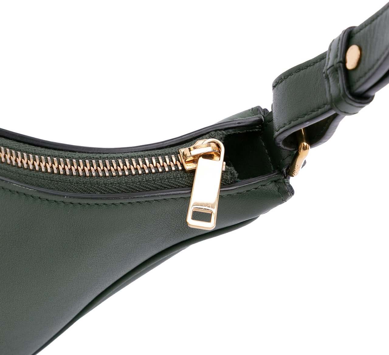 Celine Leather Ava Shoulder Bag Groen