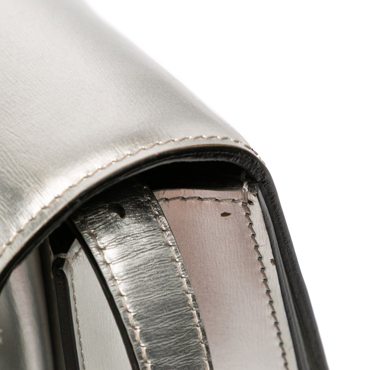 Celine Medium Calfskin Classic Box Zilver