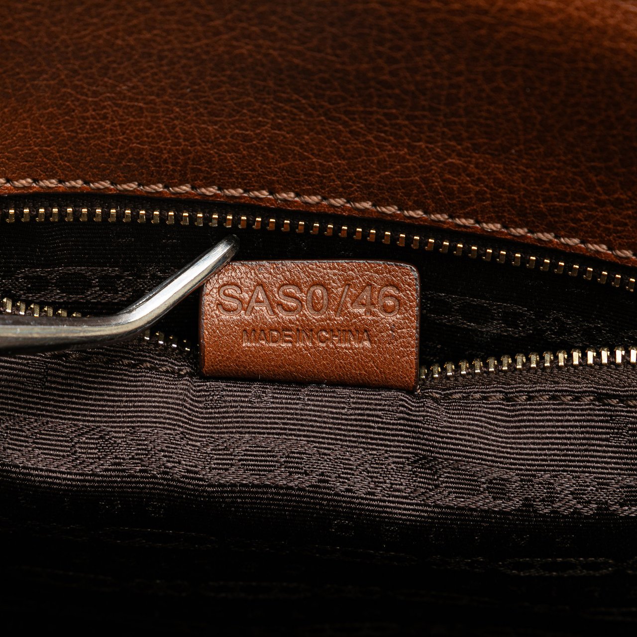 Celine Straw Handbag Bruin