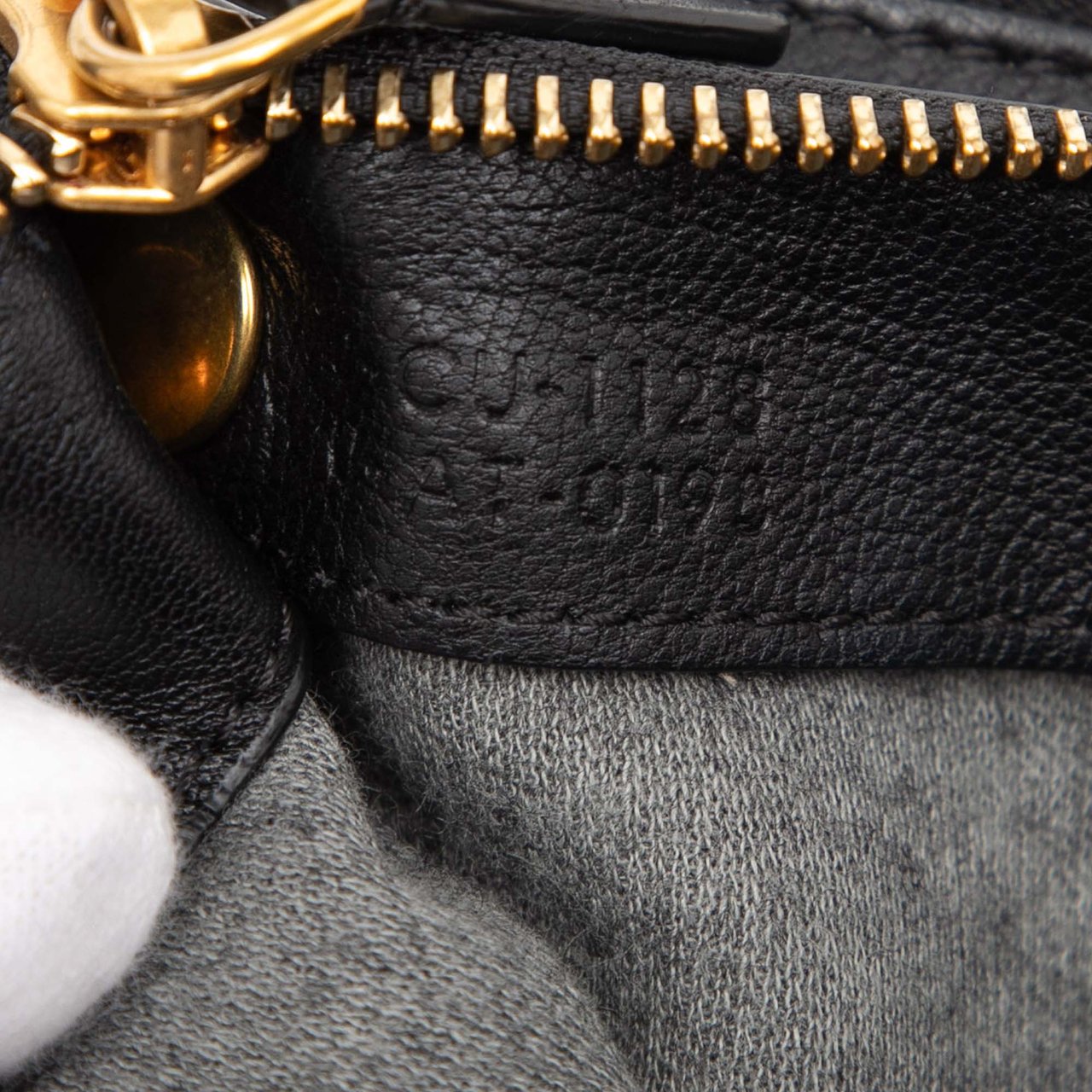 Celine Large Lambskin Trio Crossbody Zwart