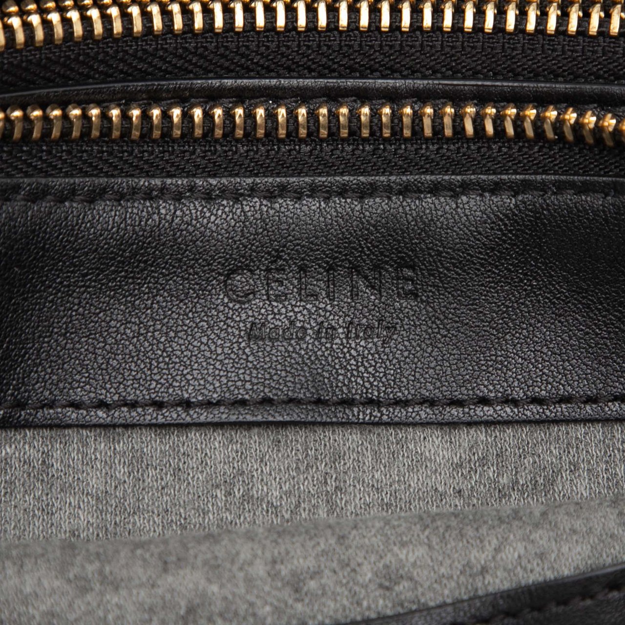 Celine Large Lambskin Trio Crossbody Zwart