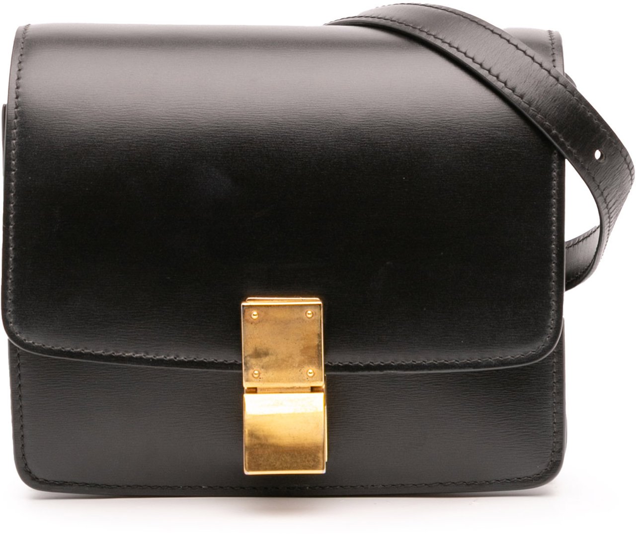 Celine Small Calfskin Classic Box Zwart