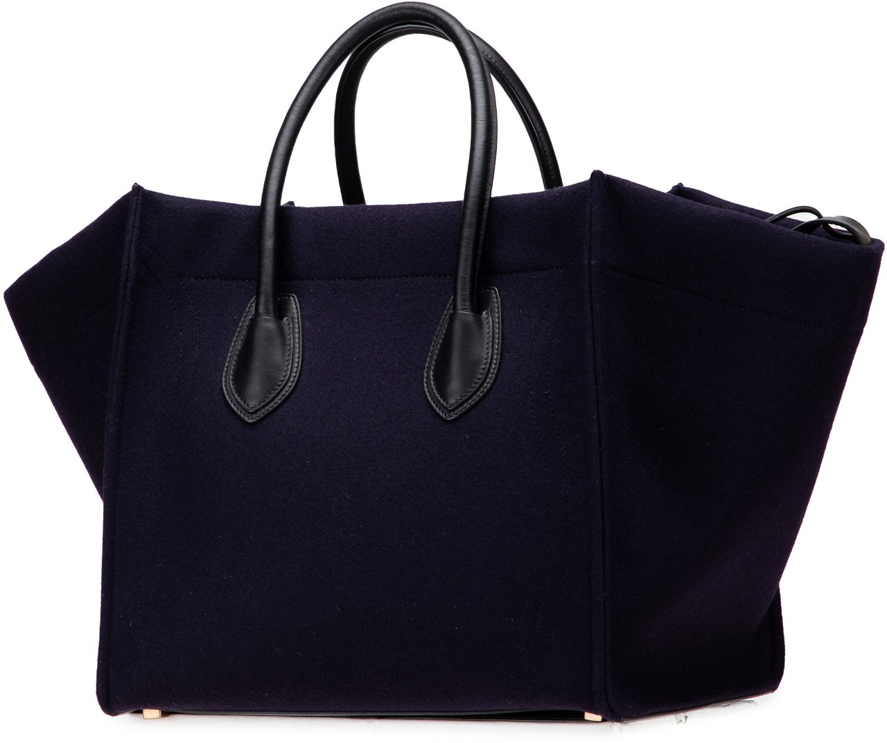 Celine Medium Felt Phantom Luggage Tote Blauw