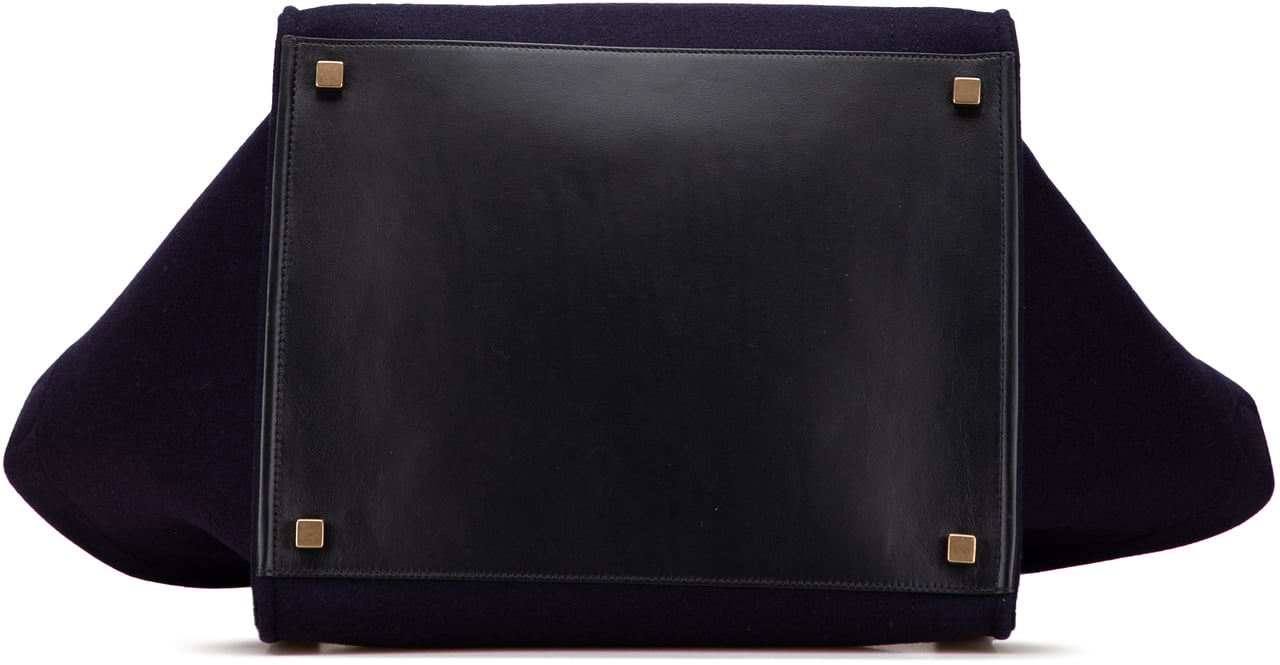 Celine Medium Felt Phantom Luggage Tote Blauw