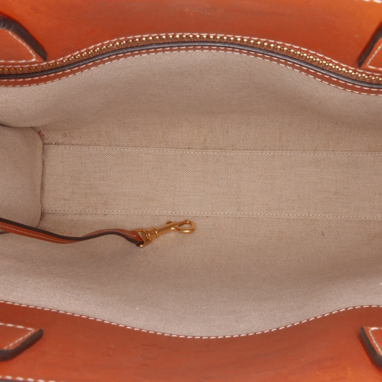 Celine Small Triomphe Canvas Maillon Vertical Cabas Satchel Blauw