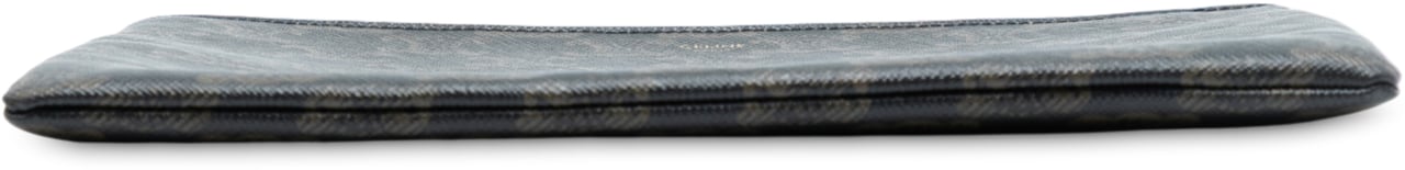 Celine Small Triomphe Coated Canvas Clutch Bruin