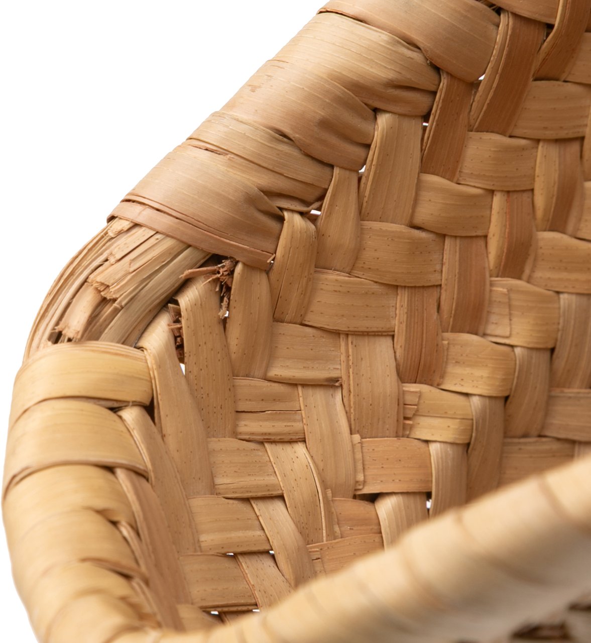 Celine Large Raffia Cuir Triomphe Classic Panier Tote Bruin