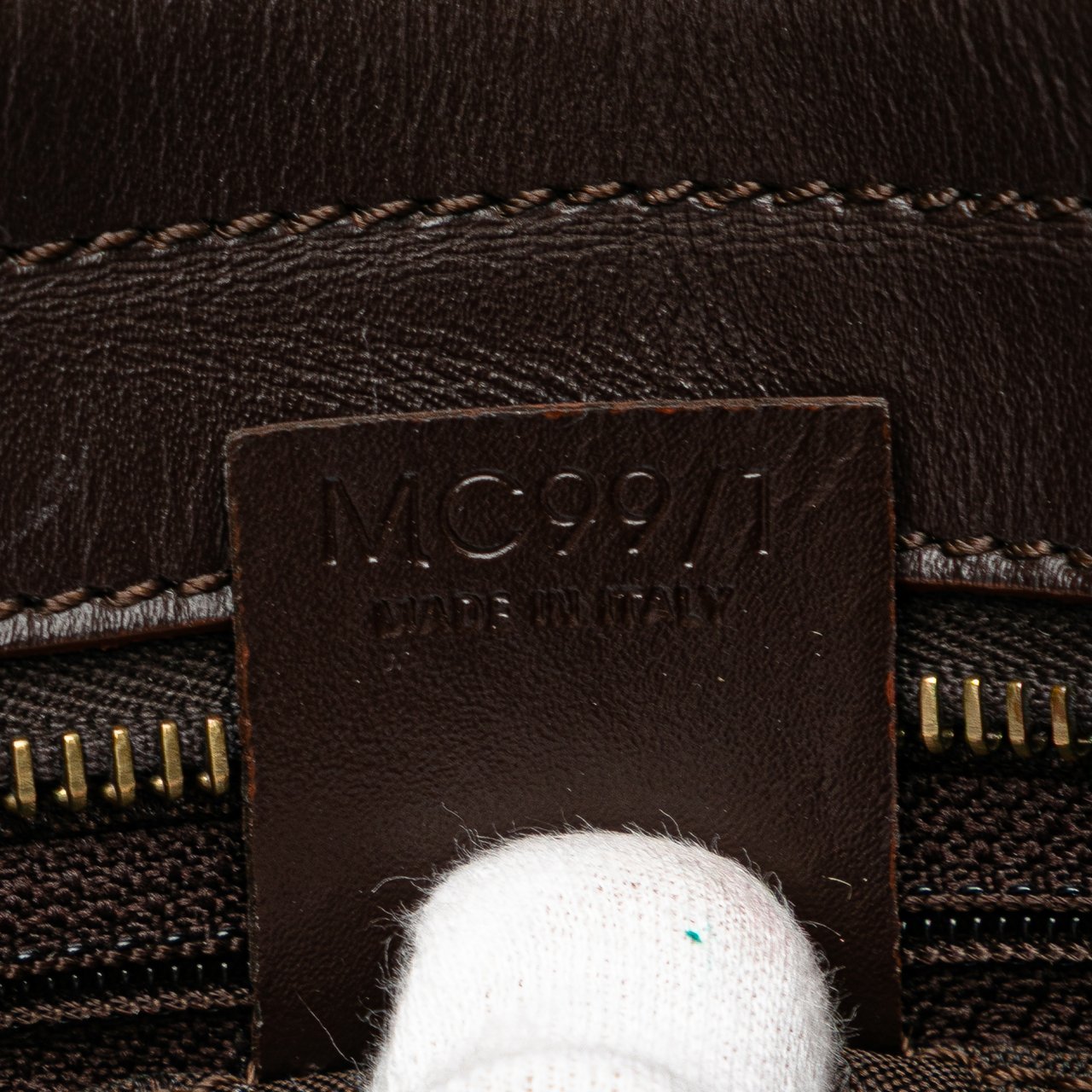 Celine C Macadam Canvas Shoulder Bag Bruin