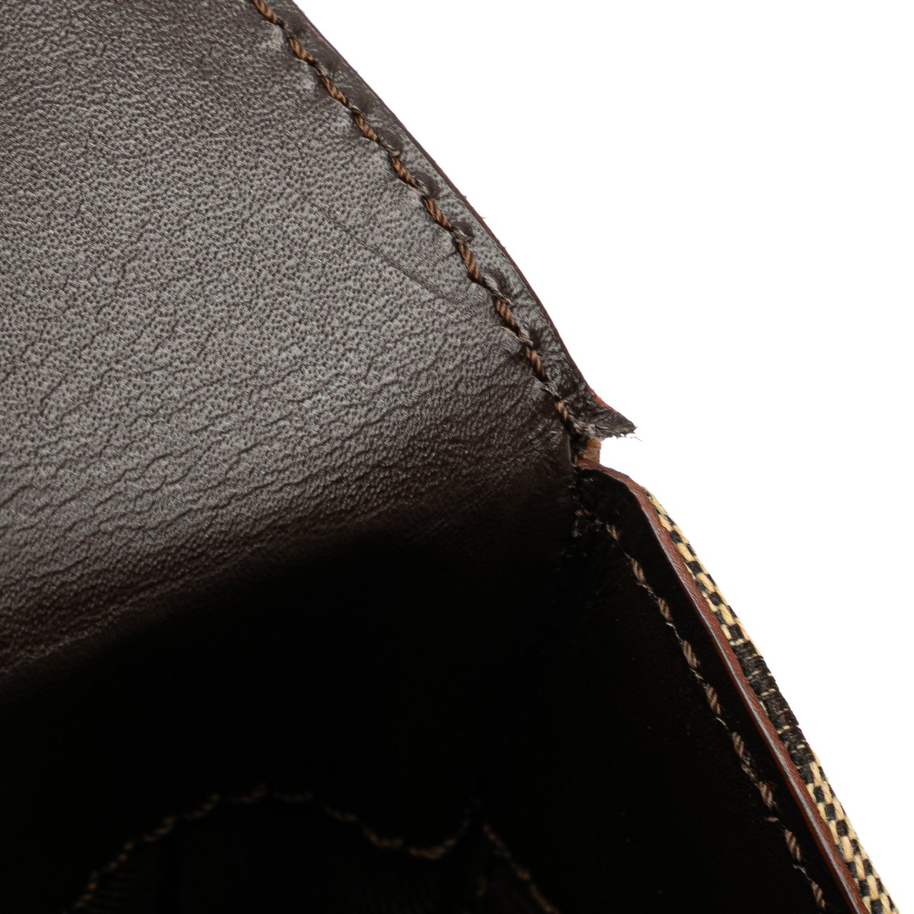 Celine C Macadam Canvas Shoulder Bag Bruin
