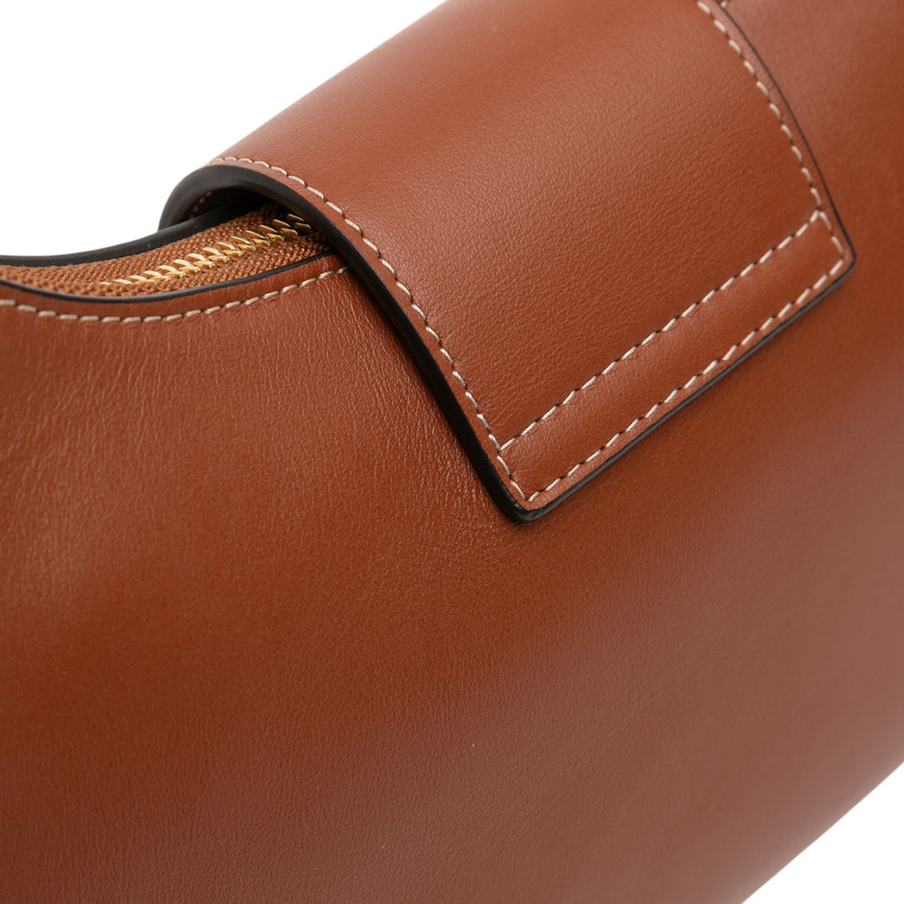 Celine Medium Smooth Calfskin Triomphe Ava Shoulder Bag Bruin