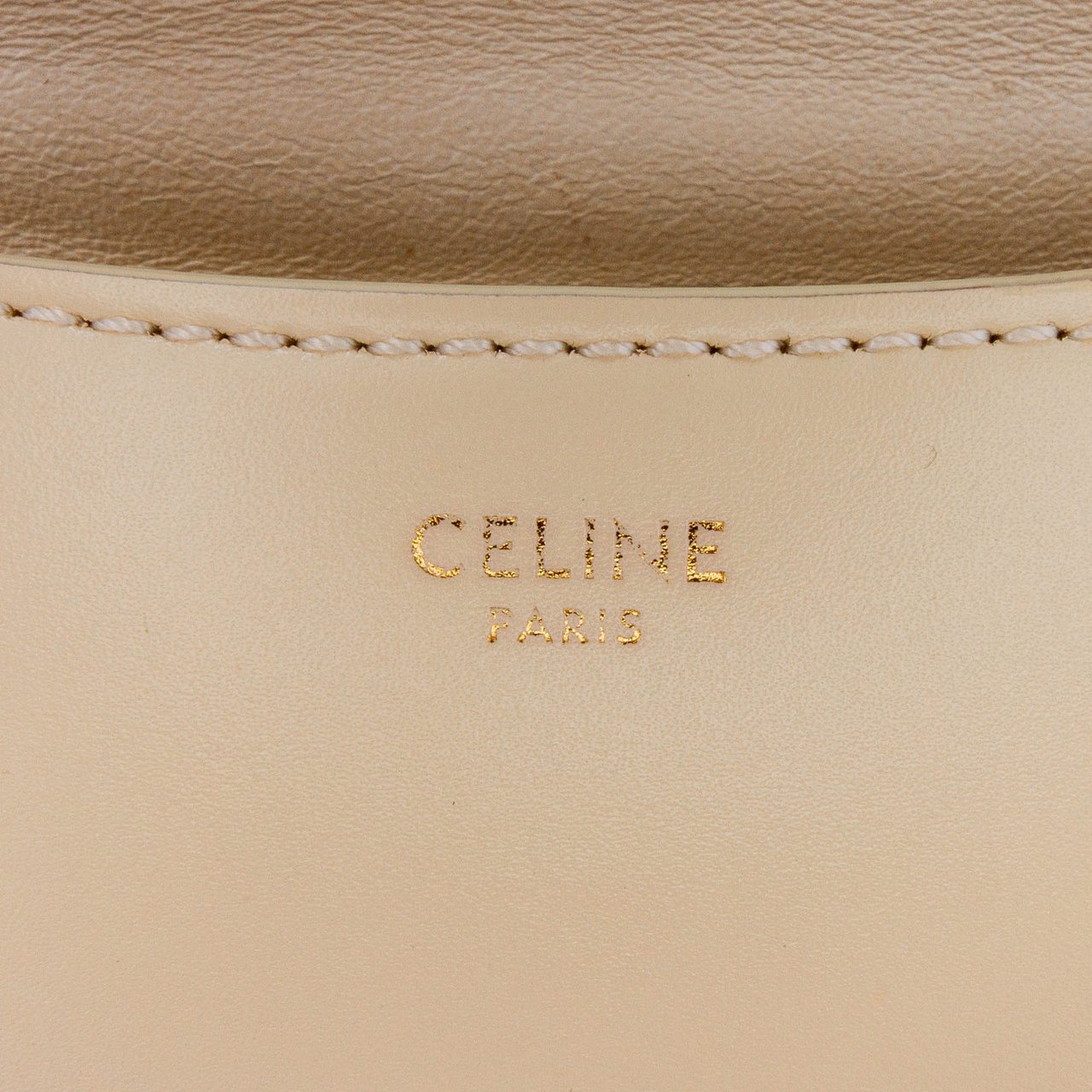 Celine Small Satinated Calfskin Crecy Flap Crossbody Bruin