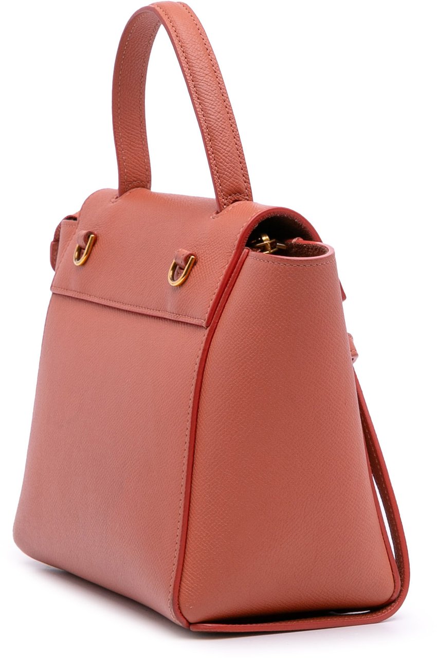 Celine Nano Grained Calfskin Belt Bag Oranje