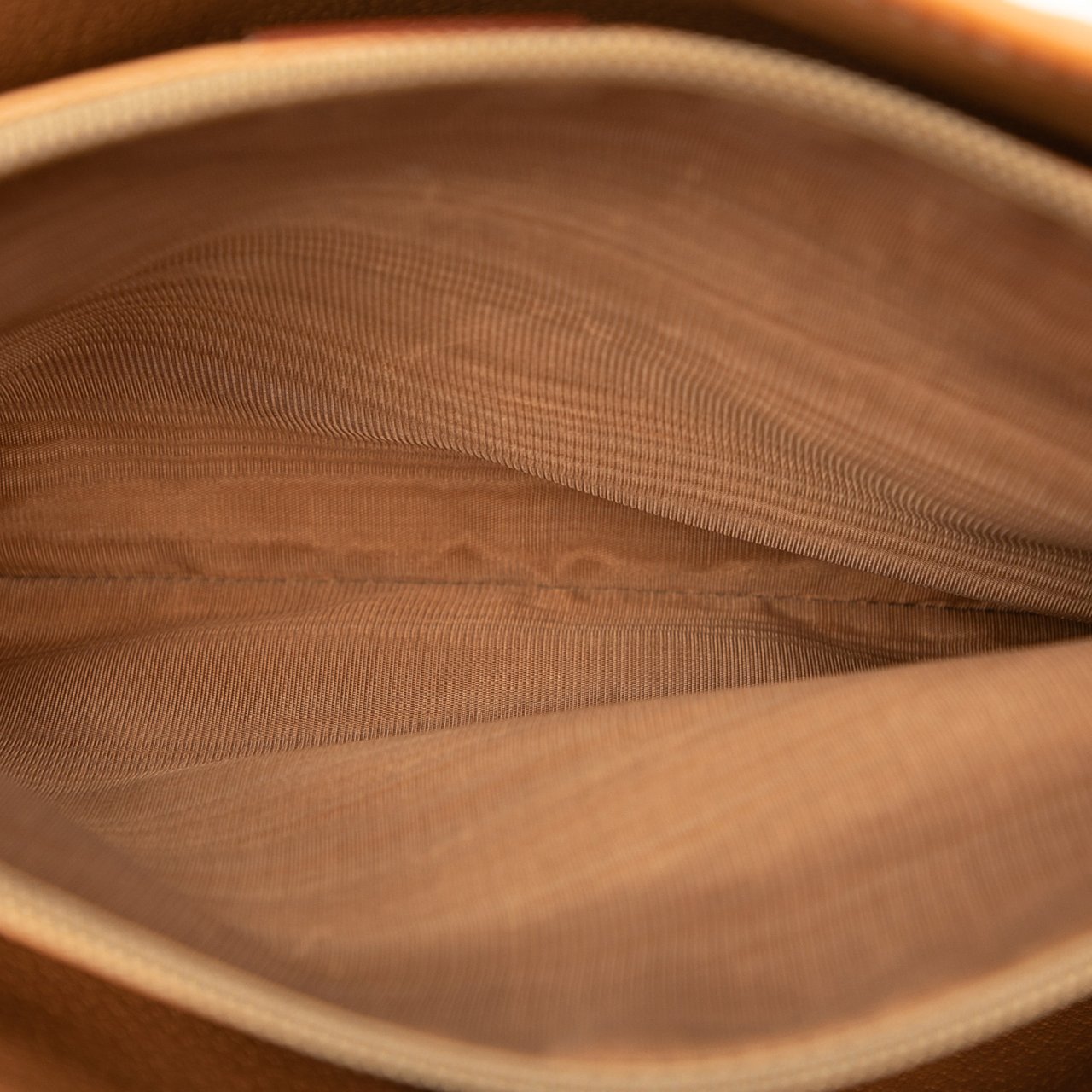 Celine Macadam Coated Canvas Tote Bruin