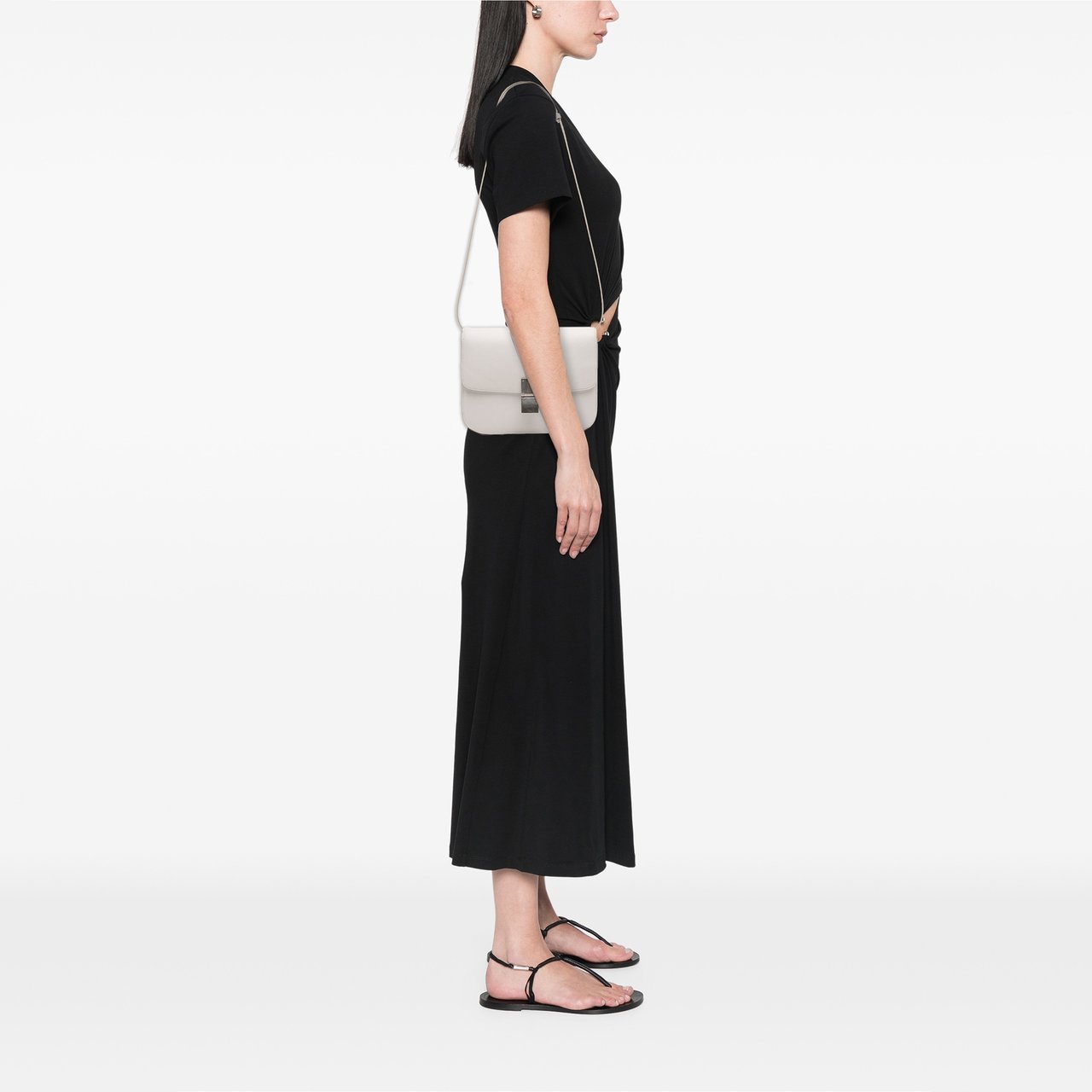 Celine Medium Calfskin Classic Box Wit