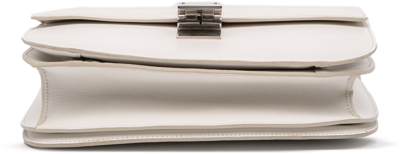 Celine Medium Calfskin Classic Box Wit