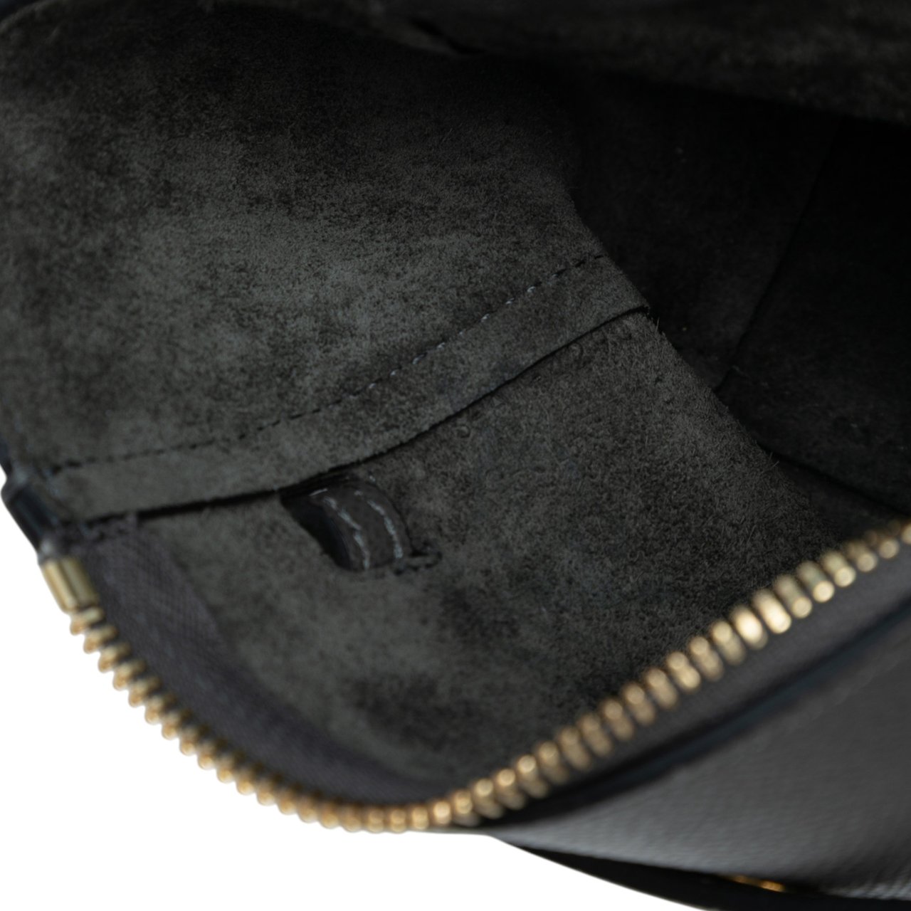 Celine Pico Grained Calfskin Belt Bag Grijs