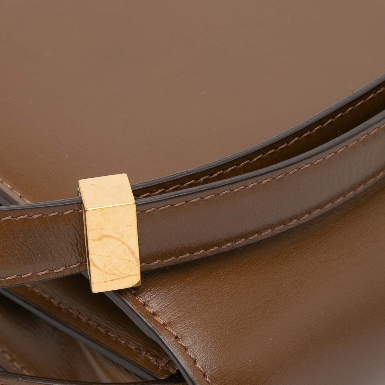 Celine Teen Calfskin Classic Box Bruin