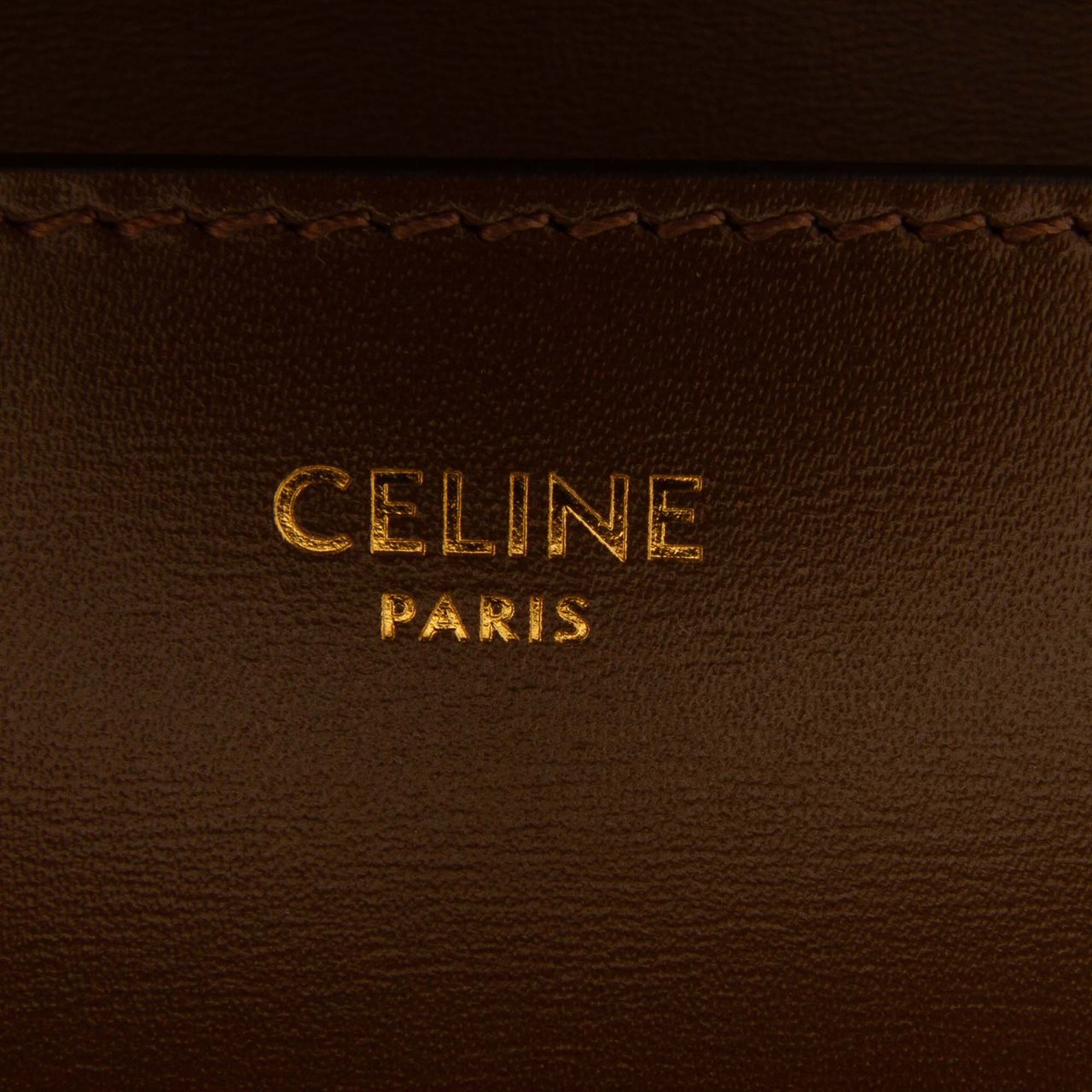 Celine Teen Calfskin Classic Box Bruin