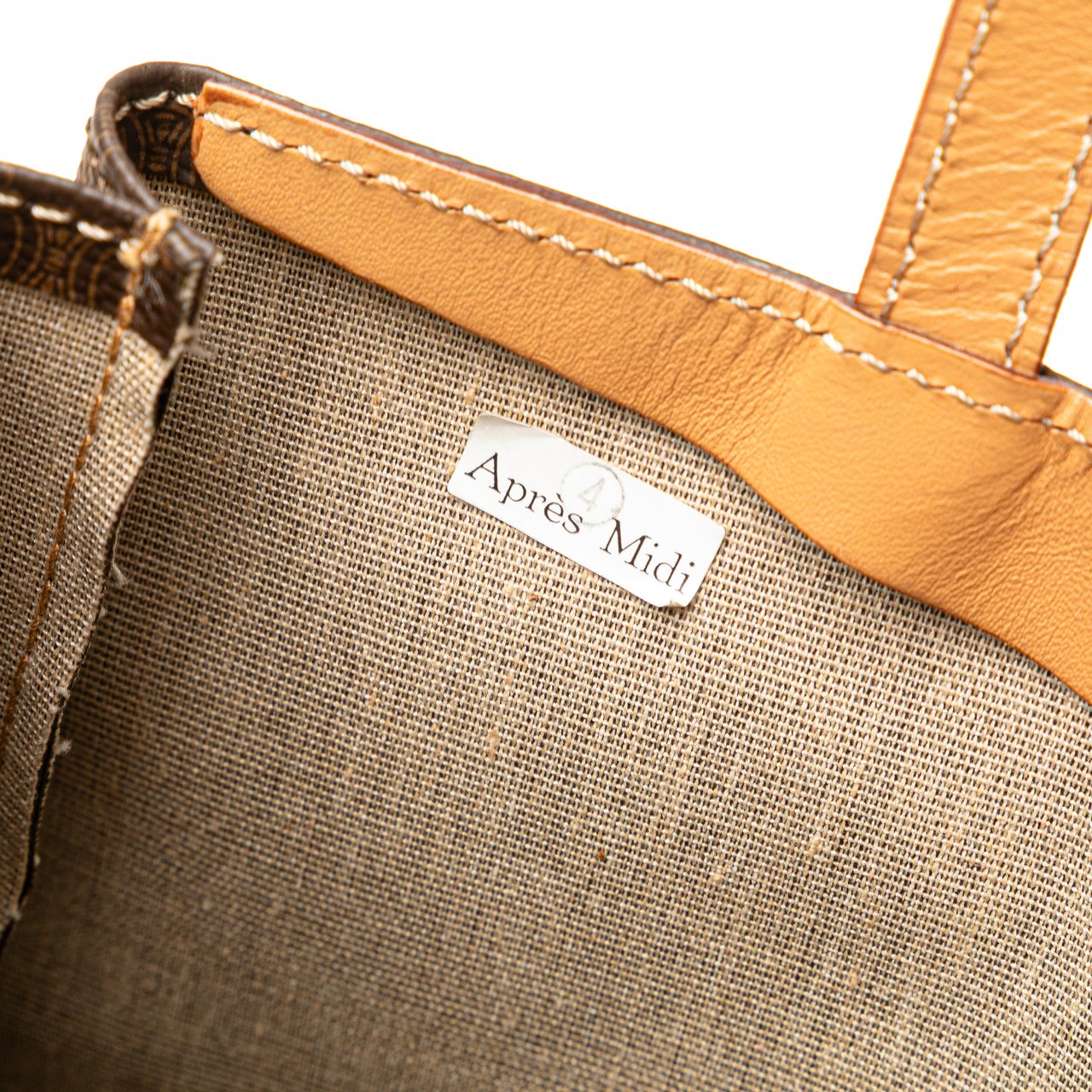 Celine Macadam Coated Canvas Tote Bruin